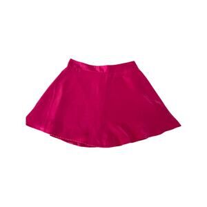 Forever 21- Pink Satin Mini Skater Skirt Size Small NWT